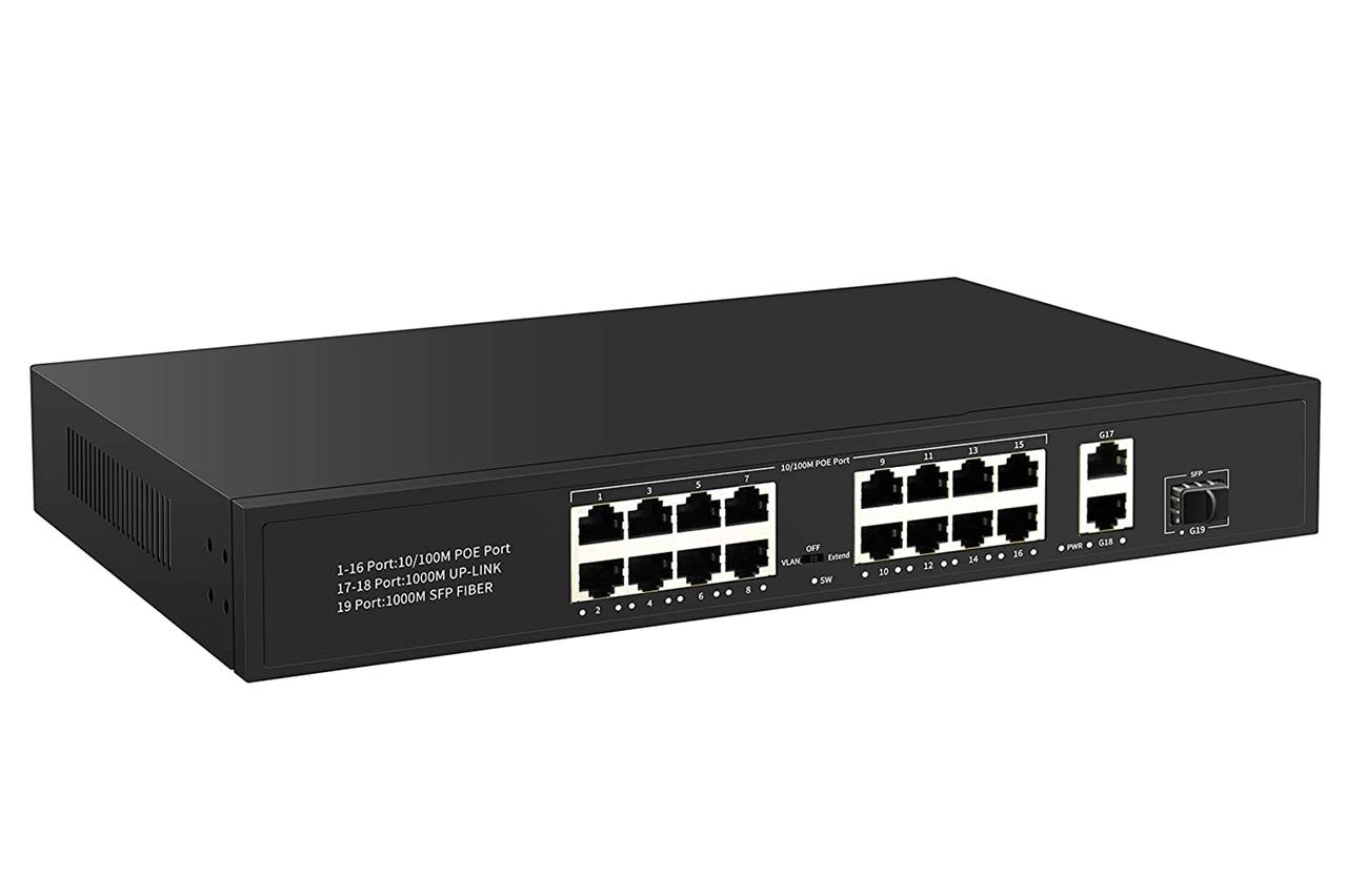 16 Port PoE switch
